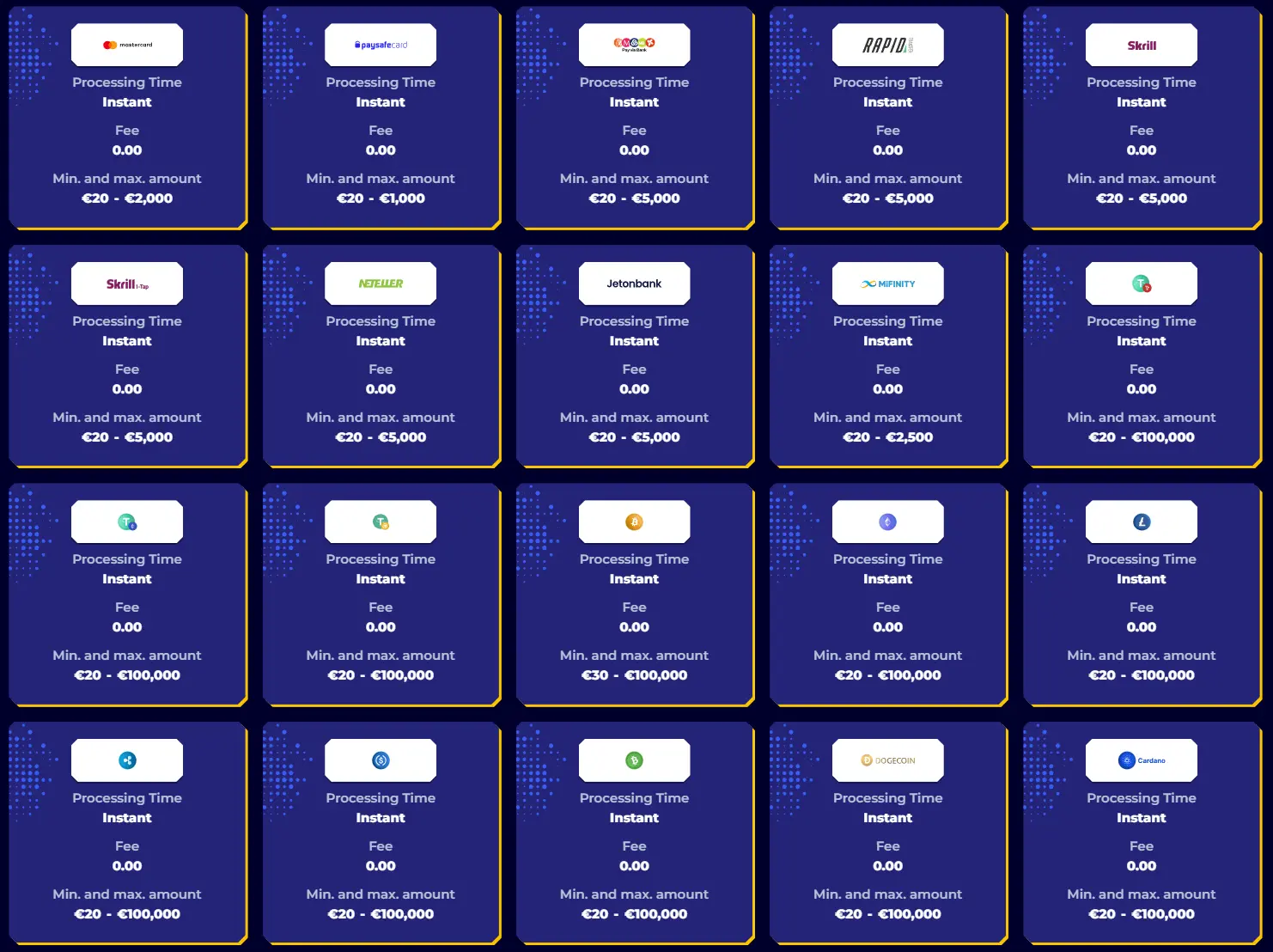 MrPacho portuguese payment methods